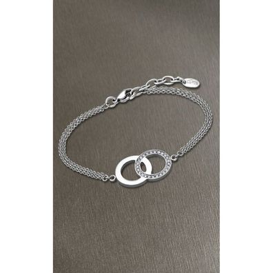 Stylish steel bracelet with zircons Woman Basic LS1913-2 / 1