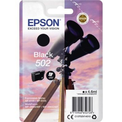 Epson Druckerpatrone 502 (C13T02V14010) schwarz