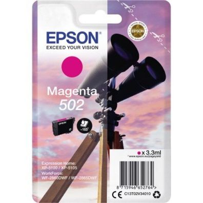 Epson Druckerpatrone 502 (C13T02V34010) magenta