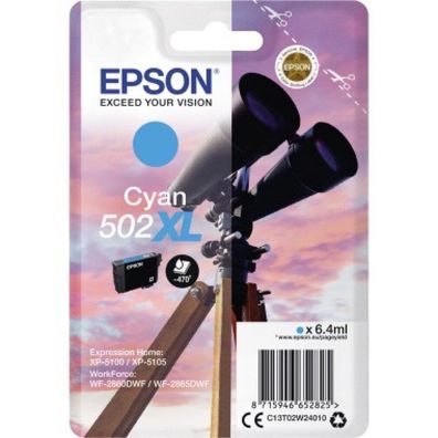 Epson Druckerpatrone 502XL (C13T02W24010) cyan