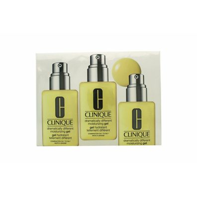 Clinique Dramatically Different Gift Set 3 x 125ml Moisturising Gel