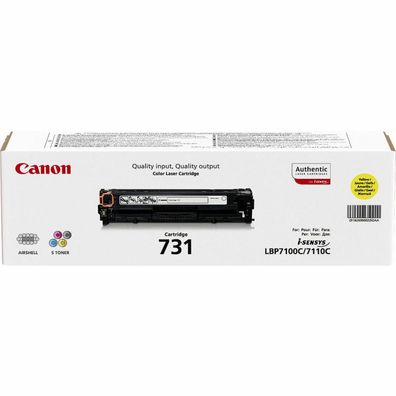 Canon Cartridge 731 Yellow Gelb (6269B002)
