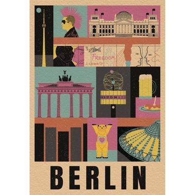 1000 Teile Puzzle - Das Papierhaus: Berlin D