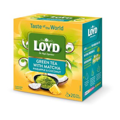 LOYD GREEN TEA WITH MATCHA 20 tea bags
