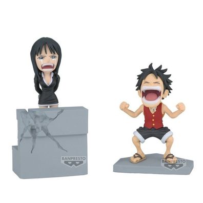 One Piece Luffy & Nico Robin World Sammelfigur 10cm