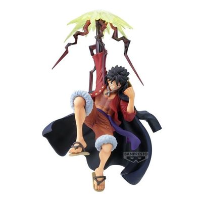 One Piece Monkey D Luffy Schlachtplatte Figur 15cm