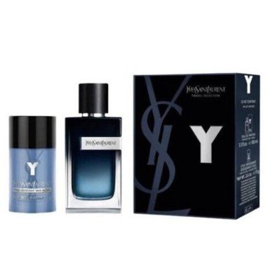 YSL Y For Men Giftset Edp Spray 100ml/Deo Stick 75gr TM175ml