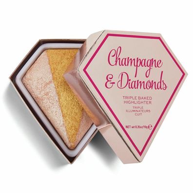 Champagne & Diamonds Highlighter Puder Dreifach eingebrannt 10 g