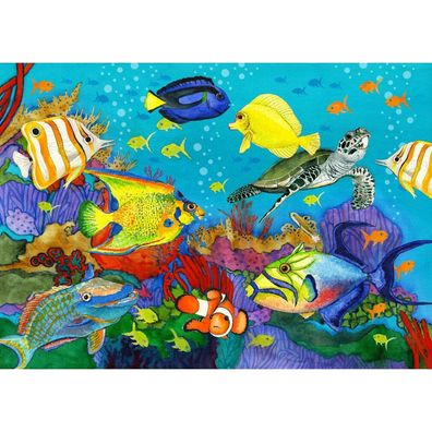 ENJOY Puzzle Unter dem Meer Regenbogen 1000 Teile