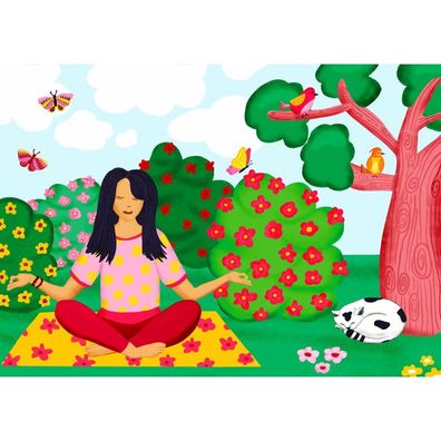 ENJOY Puzzle Yoga im Park 1000 Teile
