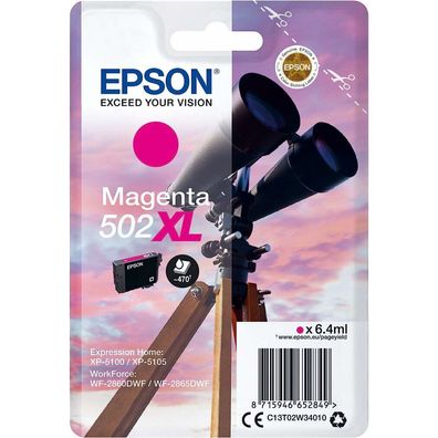 Epson Druckerpatrone 502XL (C13T02W34010) magenta
