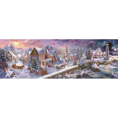 Eurographics Panoramapuzzle Urlaub an der Küste 1000 Teile