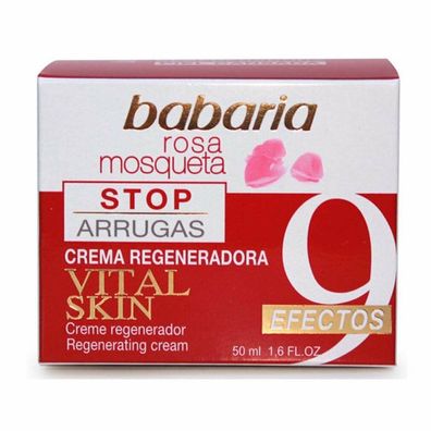 Babaria Rosa Mosqueta Vital Haut Regenerierende Creme Stop Falten 50ml