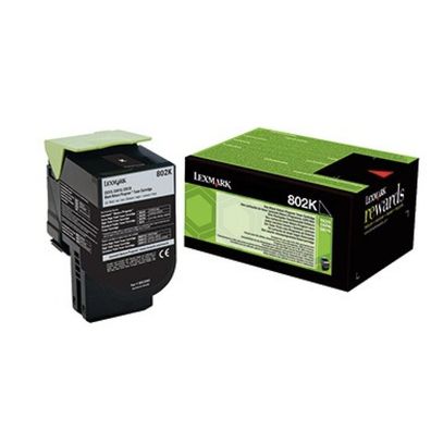Lexmark Lexmark Cartridge 802K Black Schwarz (80C20K0)