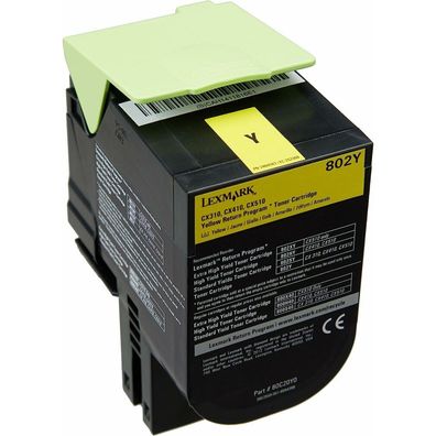 Lexmark Lexmark Cartridge 802Y Yellow Gelb (80C20Y0)