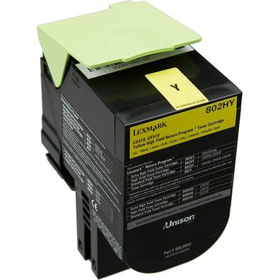 Lexmark Cartridge 802HY Yellow Gelb (80C2HY0)