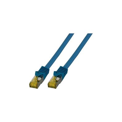 EFB RJ45 Patchkabel S/FTP Cat.6A LSZH Cat.7 Rohk. 1,5m blau