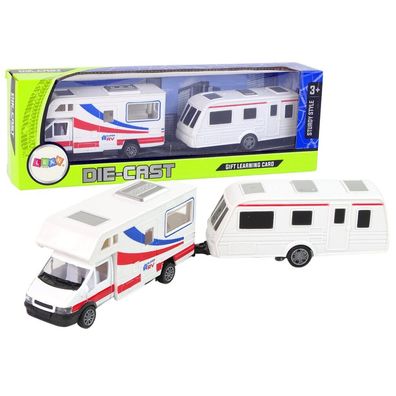 Leantoys Metallteile Camper + Caravan Fahrzeugset