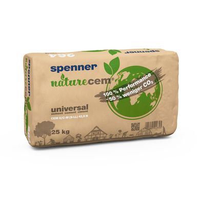 Spenner Zement naturecem CEM II/C-M (S-LL) 42,5N 25kg, Portlandkompositzement