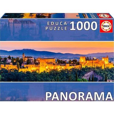 EDUCA Panoramapuzzle Sonnenuntergang in Spanien 1000 Teile