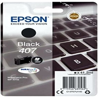 Epson Epson Ink 407 Black Schwarz (C13T07U140)