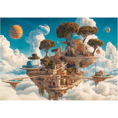 EDUCA Puzzle Krlovstv in Wolken 1000 dlks