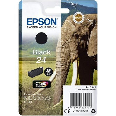Epson Druckerpatrone Claria Photo HD 24 (C13T24214012) schwarz