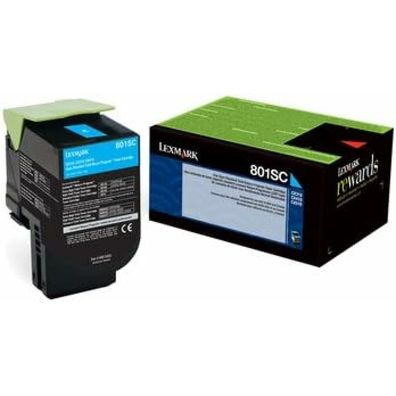 Lexmark Toner 80C2SC0 cyan