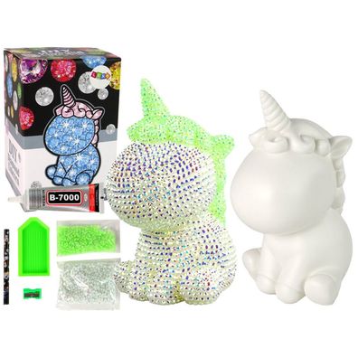 Leantoys Kreatives Einhorn-Set zum Selbermachen, Diamantkristalle, Grün