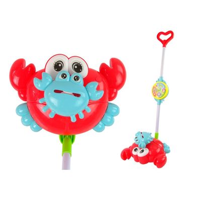 Leantoys Leuchtendes Krabbenstäbchen Pusher Rot Musik