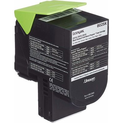 Lexmark Lexmark Cartridge 802SK0 Black Schwarz (80C2SK0)