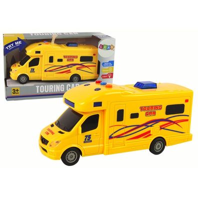 Lean Toys Auto Camper Wycieczka Nap?d Frykcyjny D?wi?k ?wiat?a