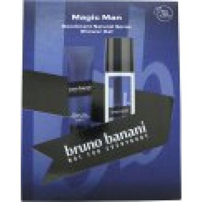 Magic Man Geschenkset 75 ml Deodorant Natural Spray + 50 ml Duschgel
