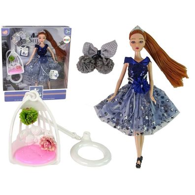 Leantoys Emily Baby Doll Swinging Flowers