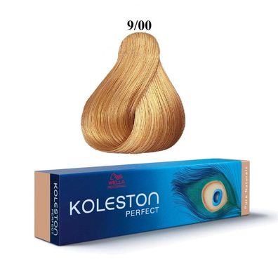 Koleston Perfect Permanent Haarfärbemittel 9/00 Hellblond Natürlich Intensiv 60ml