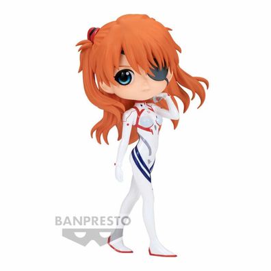 Evangelion 3.0 Asuka Shikinami Langley Plugsuit Style Ver. B Q posket Figur 14cm