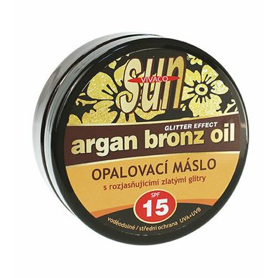 Sun Argan Bronz Oil Glitter Effect Spf 15