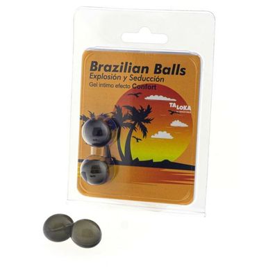 Set 2 brasilianische Bälle Gel Comfort Effect