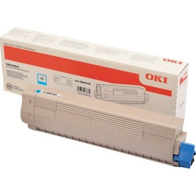 OKI Toner: C833N/C833DN/C843DN cyan high capacity (46443103)