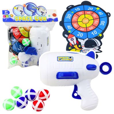 Lean Space Shotgun Target Game Gun Klettverschluss-Kugeln