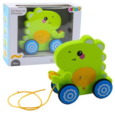 Leantoys Interaktywny Dinozaur Do Ci?gni?cia Na Sznurku Z D?wi?kami 19M