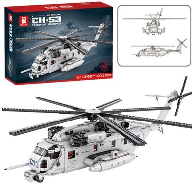 Leantoys Hubschrauber-Bauklötze 2192el