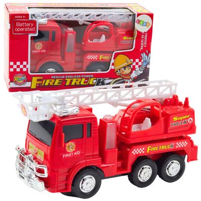 Lean Feuerwehr Truck Leiter Moving Lights Sounds