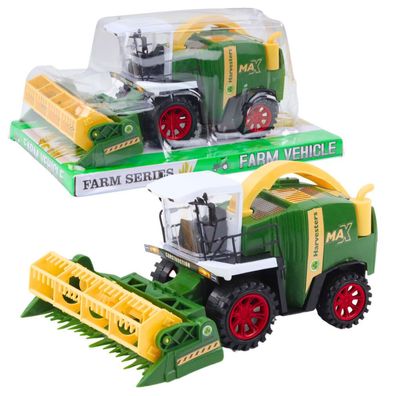 Lean Mähdrescher Landwirt Landwirtschaftliche Getreidemähdrescher Green Drive