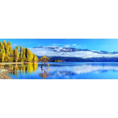 Hochwertige Wanakaâ goldene Reflexionen Panorama-Puzzle 1000pcs