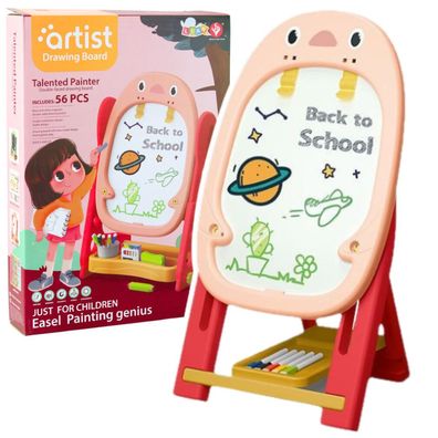 Lean Doppelseitige Magnettafel Pinguin Spiel Set Zubehör 56El Rosa