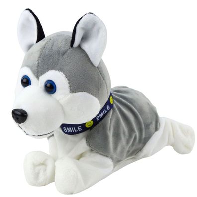 Lean Batteriebetriebener Plüschhund Interactive Husky Moves Sounds