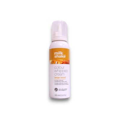 Spuma nuantatoare Milk Shake Colour Whipped Cream Beige Blond, 100ml