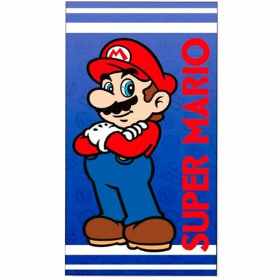 Super Mario Bros. Strandtuch aus Baumwolle