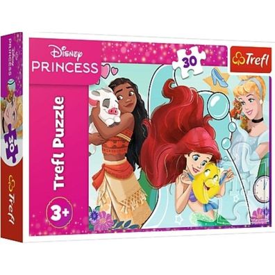 TREFL Puzzle Disney-Prinzessinnen: Kran und Away 30 Puppen